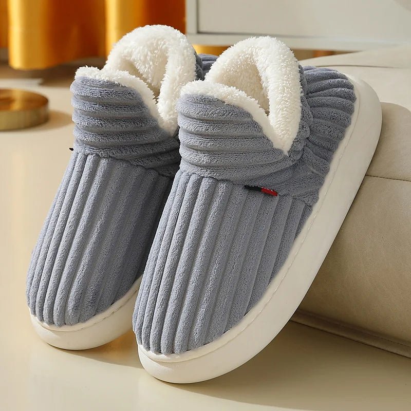 Warme pantoffels – zachte zool – pluizig wintercomfort - Bivakshop