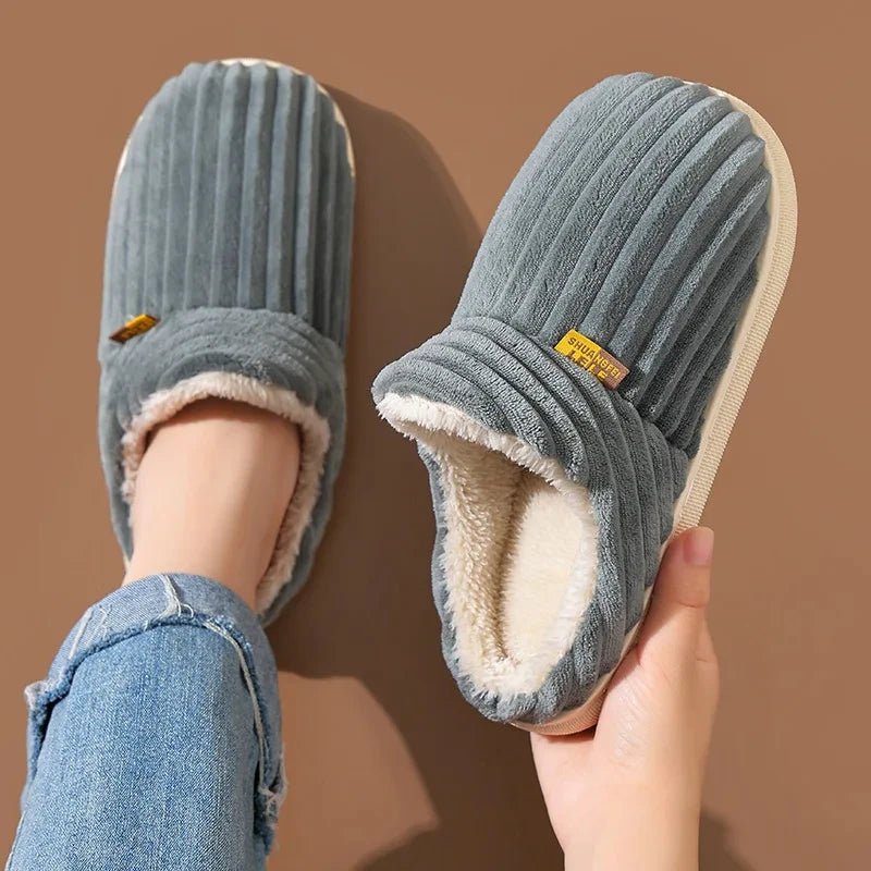 Warme pantoffels – zachte zool – pluizig wintercomfort - Bivakshop