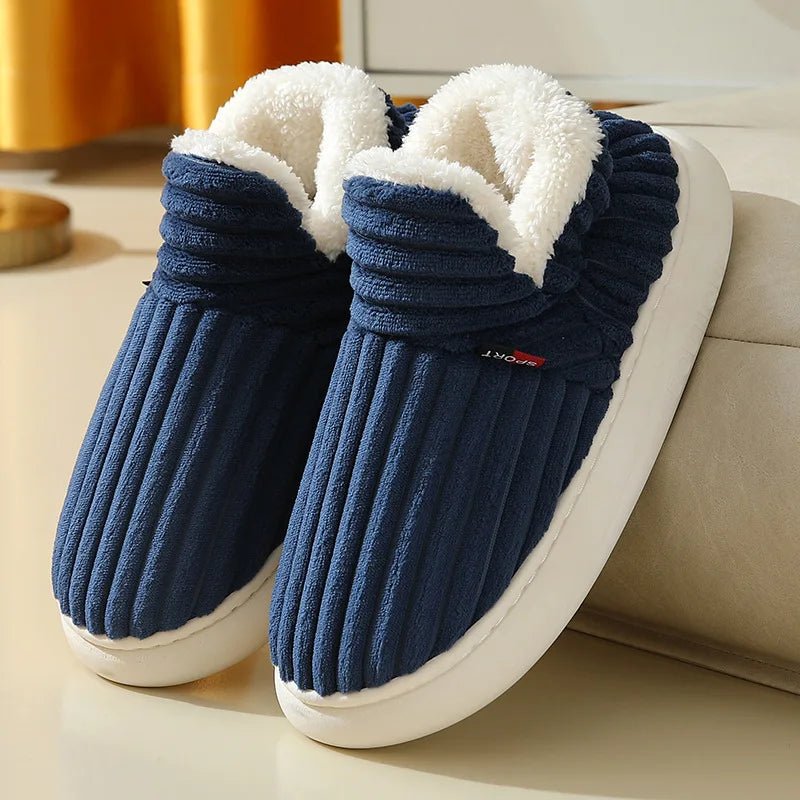 Warme pantoffels – zachte zool – pluizig wintercomfort - Bivakshop