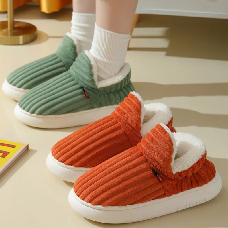 Warme pantoffels – zachte zool – pluizig wintercomfort - Bivakshop