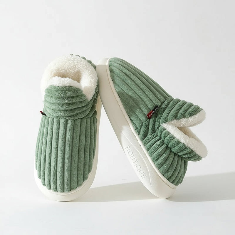 Warme pantoffels – zachte zool – pluizig wintercomfort - Bivakshop