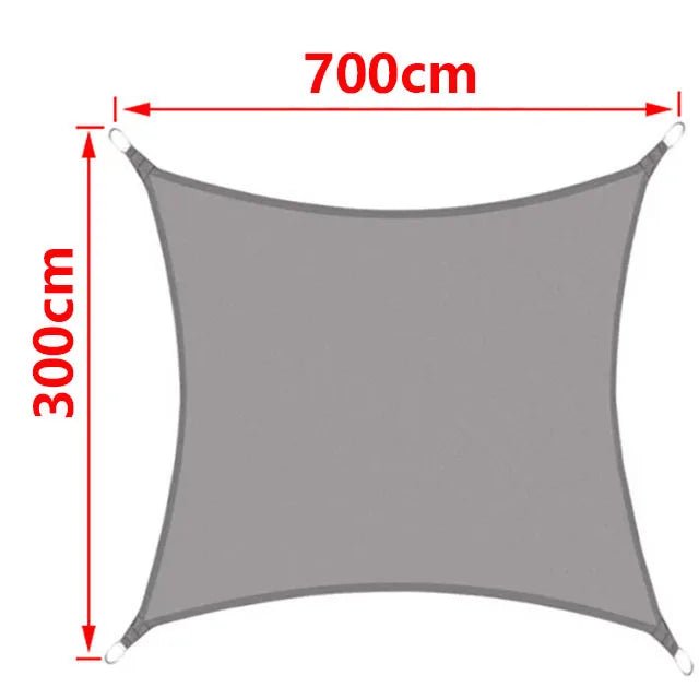 Waterdicht 300D zonnescherm - Grote buitenshuis bescherming tegen zon, regen & sneeuw - Bivakshop