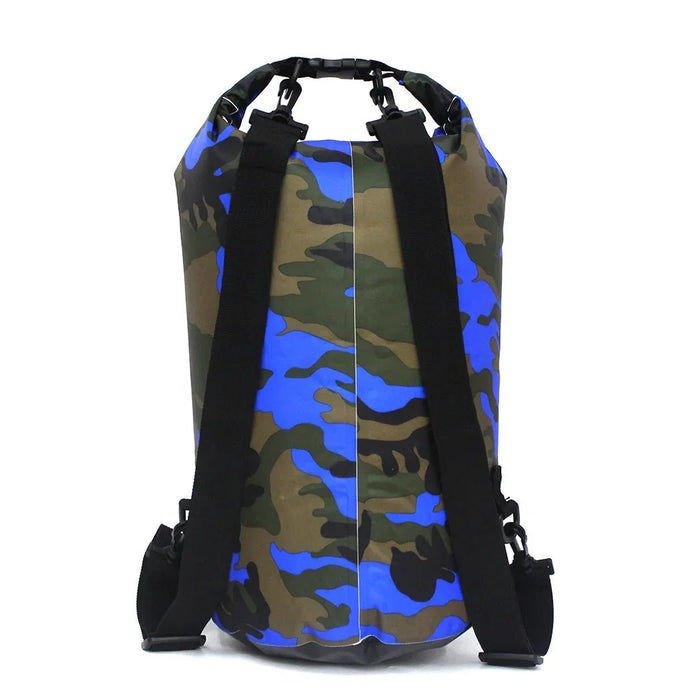 Waterdichte camouflage drybag – 30L rugzak voor rafting, zwemmen & outdoor trektochten - Bivakshop