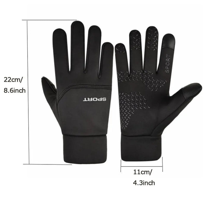 Waterdichte heren handschoenen - Stijlvolle polslengte handschoenen - Bivakshop