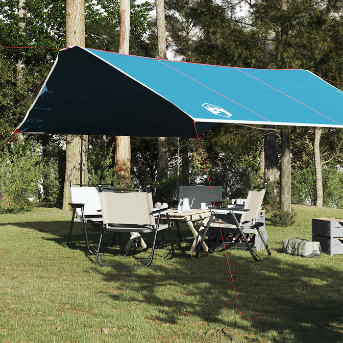 Waterdichte Kampeerluifel – Helder Blauw – UV - bescherming & Regendak - Bivakshop