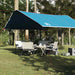 Waterdichte Kampeerluifel – Helder Blauw – UV - bescherming & Regendak - Bivakshop
