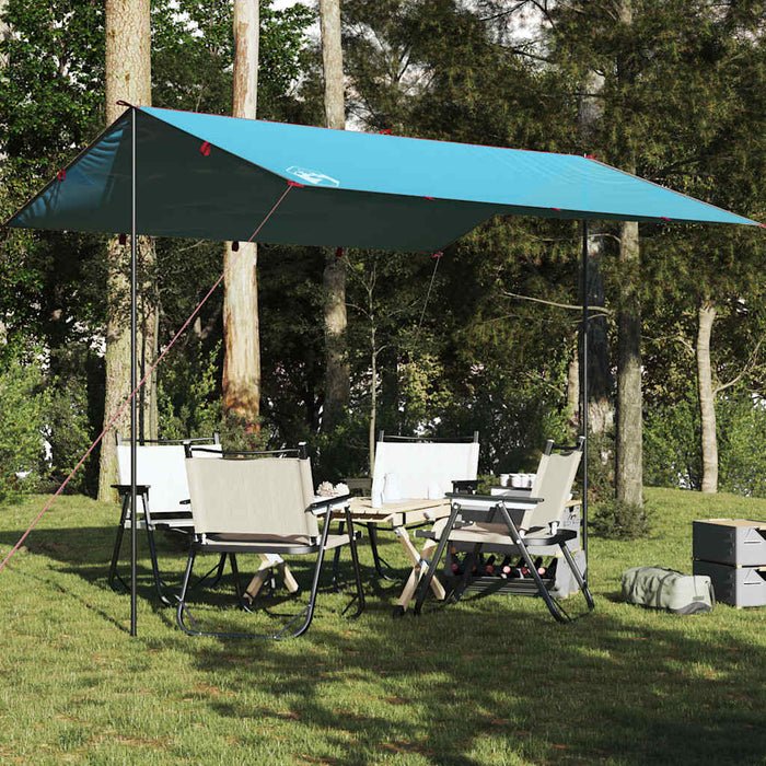 Waterdichte Kampeerluifel – Helder Blauw – UV - bescherming & Regendak - Bivakshop