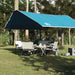 Waterdichte Kampeerluifel – Helder Blauw – UV - bescherming & Regendak - Bivakshop