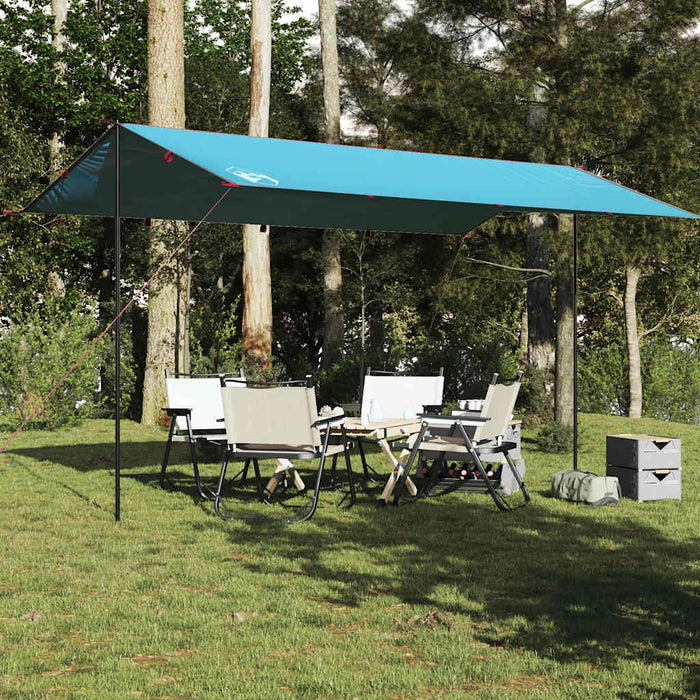 Waterdichte Kampeerluifel – Helder Blauw – UV - bescherming & Regendak - Bivakshop