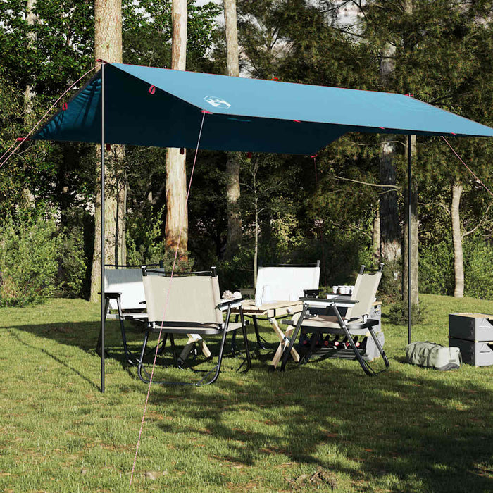 Waterdichte Kampeerluifel – Helder Blauw – UV - bescherming & Regendak - Bivakshop