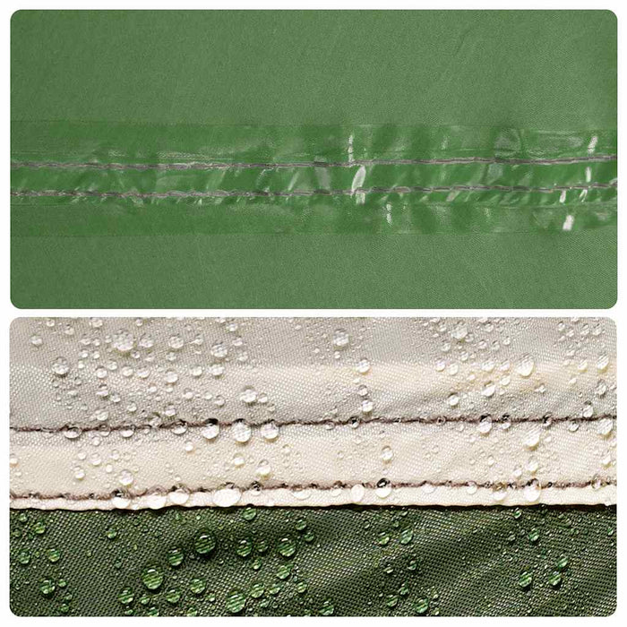 Waterdichte Kampeerluifel – Natuurlijk Groen – UV - bescherming & Regendak - Bivakshop