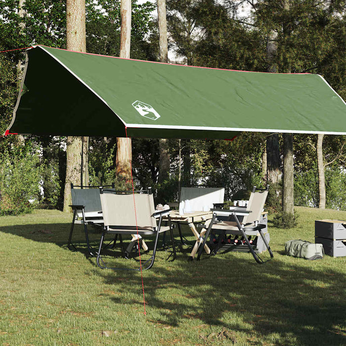 Waterdichte Kampeerluifel – Natuurlijk Groen – UV - bescherming & Regendak - Bivakshop