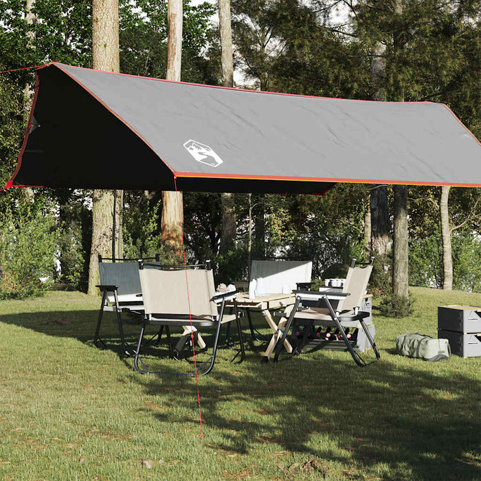 Waterdichte Kampeerluifel – Oranje/Grijs – UV - bescherming & Regendak - Bivakshop