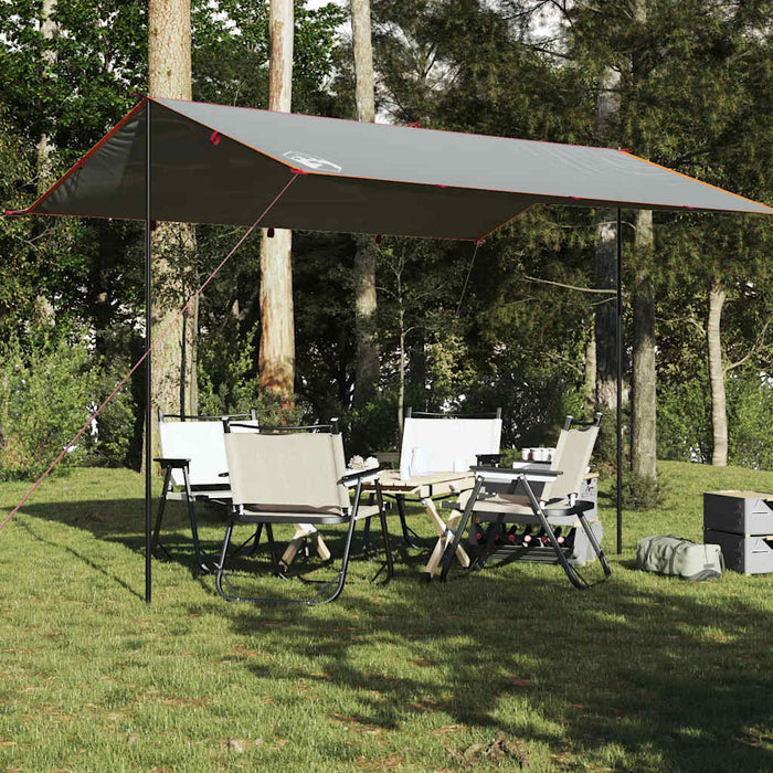 Waterdichte Kampeerluifel – Oranje/Grijs – UV - bescherming & Regendak - Bivakshop