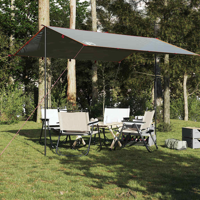 Waterdichte Kampeerluifel – Oranje/Grijs – UV - bescherming & Regendak - Bivakshop