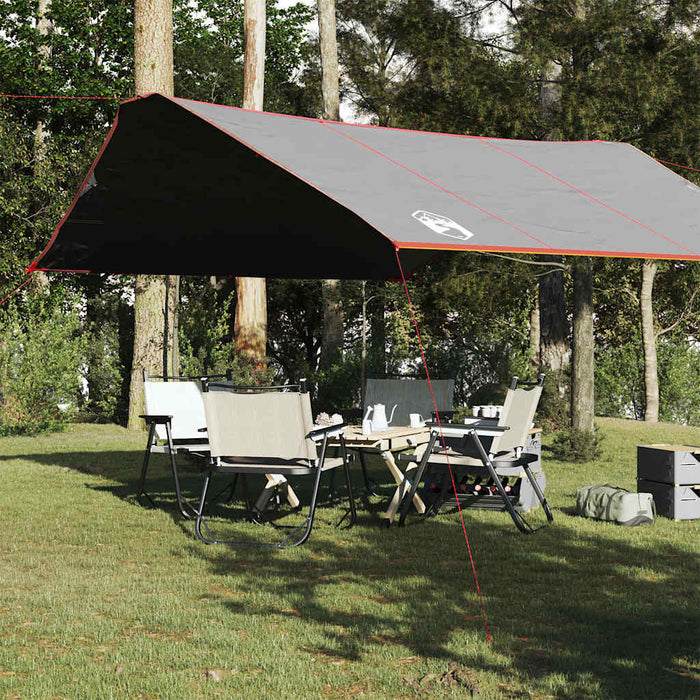 Waterdichte Kampeerluifel – Oranje/Grijs – UV - bescherming & Regendak - Bivakshop