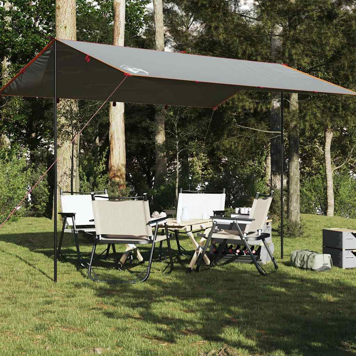 Waterdichte Kampeerluifel – Oranje/Grijs – UV - bescherming & Regendak - Bivakshop