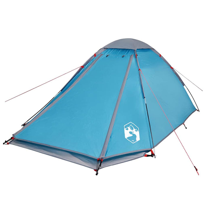 Waterdichte Koepeltent – Blauw – Stabiel & Snel Opzetbaar – 2 - 3 Personen - Bivakshop