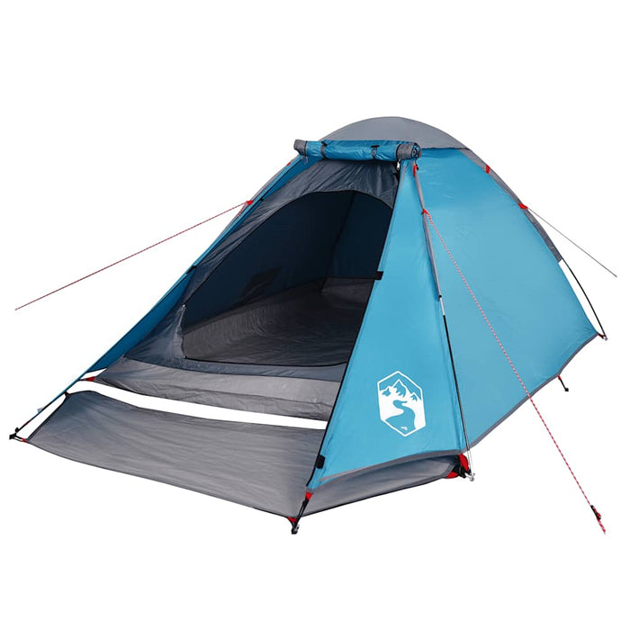 Waterdichte Koepeltent – Blauw – Stabiel & Snel Opzetbaar – 2 - 3 Personen - Bivakshop