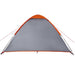 Waterdichte Koepeltent – Grijs & Oranje – Hoge Zichtbaarheid – 2 - 3 Personen en 4 Personen - Bivakshop