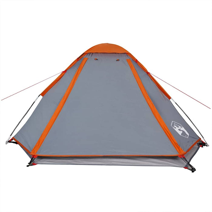 Waterdichte Koepeltent – Grijs & Oranje – Hoge Zichtbaarheid – 2 - 3 Personen en 4 Personen - Bivakshop