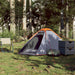 Waterdichte Koepeltent – Grijs & Oranje – Hoge Zichtbaarheid – 2 - 3 Personen en 4 Personen - Bivakshop