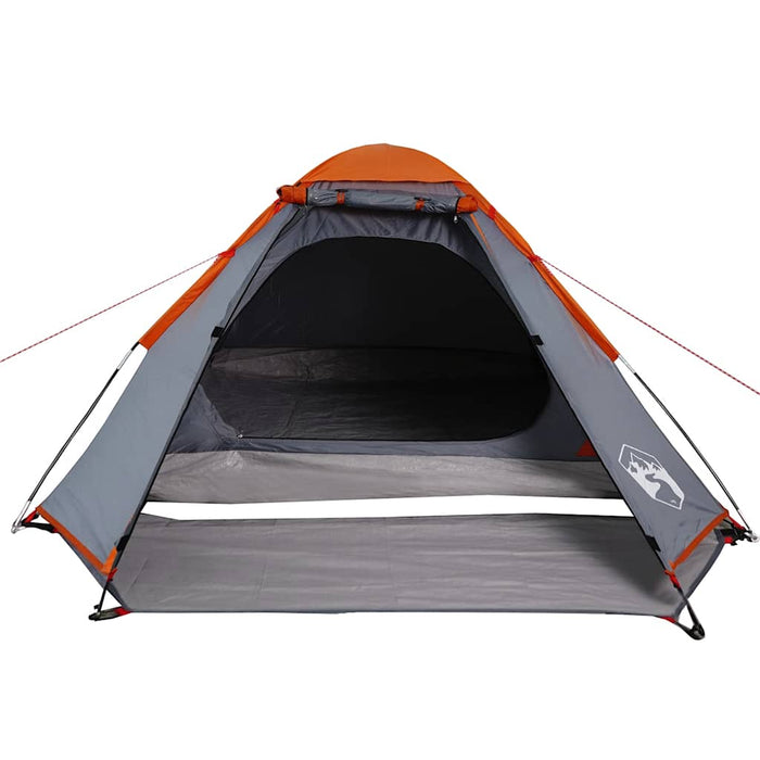 Waterdichte Koepeltent – Grijs & Oranje – Hoge Zichtbaarheid – 2 - 3 Personen en 4 Personen - Bivakshop