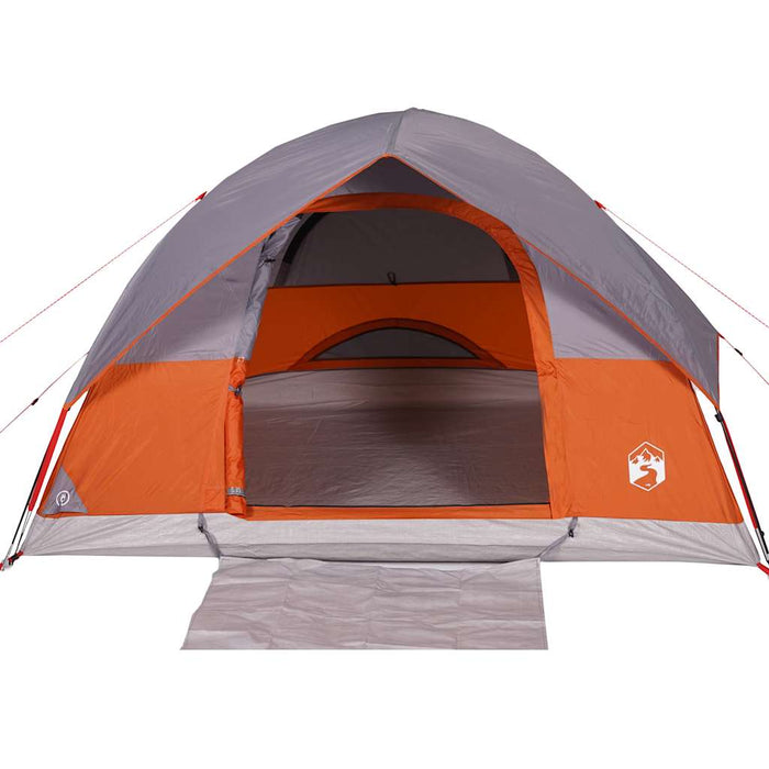 Waterdichte Koepeltent – Grijs & Signaal Oranje – Stabiel & Zichtbaar – 2, 3, 4 of 6 Personen - Bivakshop