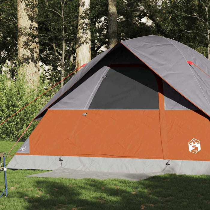 Waterdichte Koepeltent – Grijs & Signaal Oranje – Stabiel & Zichtbaar – 2, 3, 4 of 6 Personen - Bivakshop