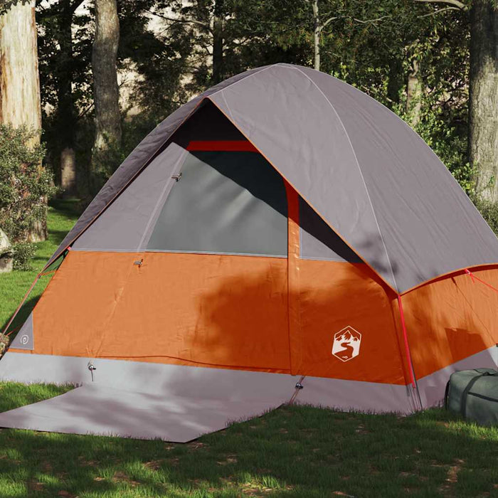 Waterdichte Koepeltent – Grijs & Signaal Oranje – Stabiel & Zichtbaar – 2, 3, 4 of 6 Personen - Bivakshop