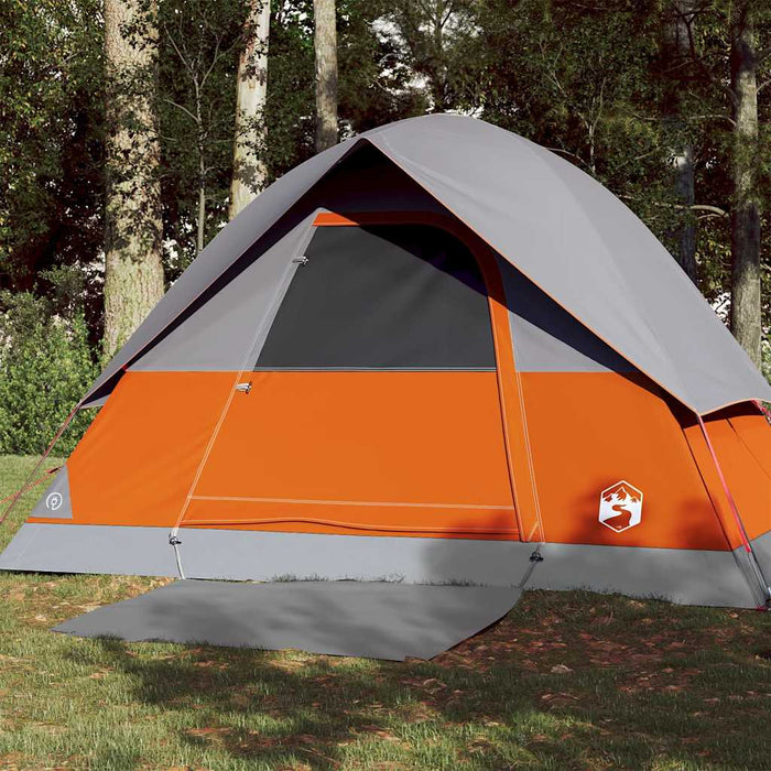 Waterdichte Koepeltent – Grijs & Signaal Oranje – Stabiel & Zichtbaar – 2, 3, 4 of 6 Personen - Bivakshop