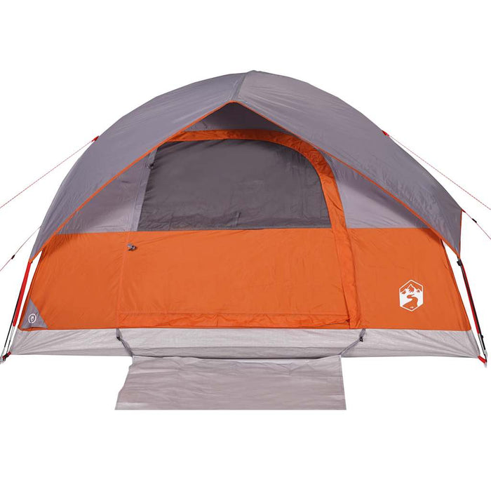 Waterdichte Koepeltent – Grijs & Signaal Oranje – Stabiel & Zichtbaar – 2, 3, 4 of 6 Personen - Bivakshop