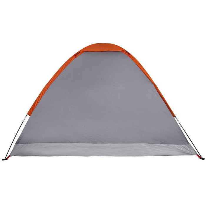 Waterdichte Koepeltent – Grijs/Oranje – Stabiel & Zichtbaar voor 2 - 3 Personen - Bivakshop