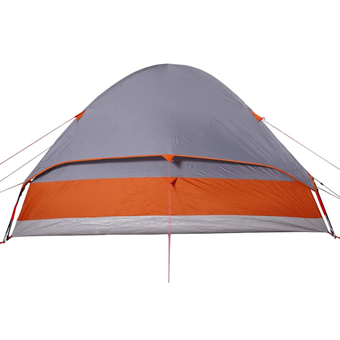 Waterdichte Koepeltent – Grijs/Oranje – Stabiel & Zichtbaar voor 2 - 3 Personen - Bivakshop