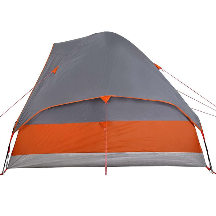 Waterdichte Koepeltent – Grijs/Oranje – Stabiel & Zichtbaar voor 2 - 3 Personen - Bivakshop