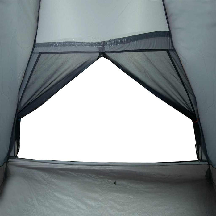 Waterdichte Koepeltent – Grijs/Oranje – Stabiel & Zichtbaar voor 2 - 3 Personen - Bivakshop