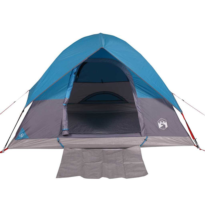 Waterdichte Koepeltent – Helder Blauw – Compact & Stabiel voor 2 - 3 Personen - Bivakshop