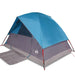 Waterdichte Koepeltent – Helder Blauw – Compact & Stabiel voor 2 - 3 Personen - Bivakshop