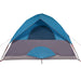 Waterdichte Koepeltent – Helder Blauw – Compact & Stabiel voor 2 - 3 Personen - Bivakshop