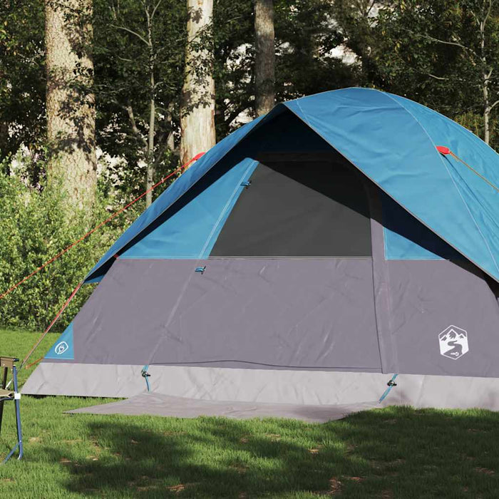 Waterdichte Koepeltent – Helder Blauw – Compact & Stabiel voor 2 - 3 Personen - Bivakshop