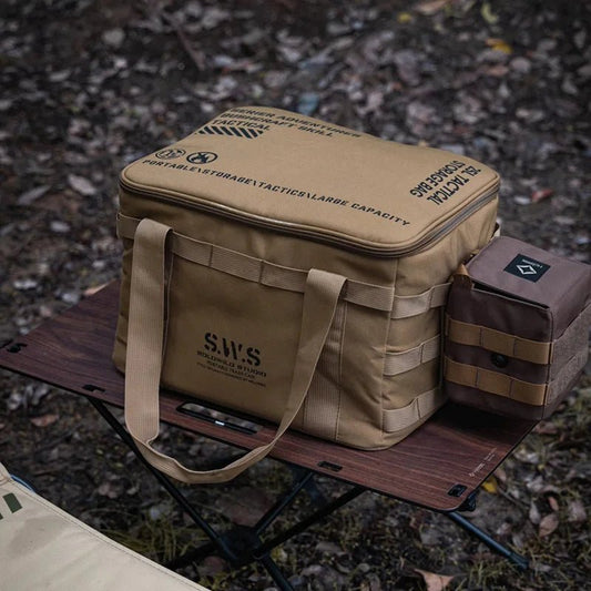 Waterdichte opvouwbare opslagtas – 25L veldverdeler voor kampeeruitrusting & outdoor gebruik - Bivakshop