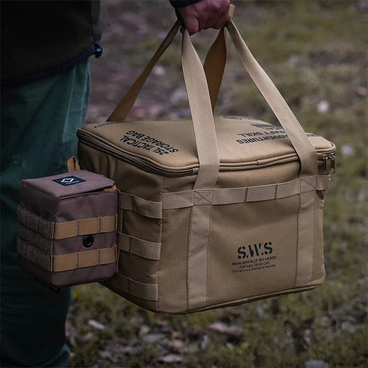 Waterdichte opvouwbare opslagtas – 25L veldverdeler voor kampeeruitrusting & outdoor gebruik - Bivakshop
