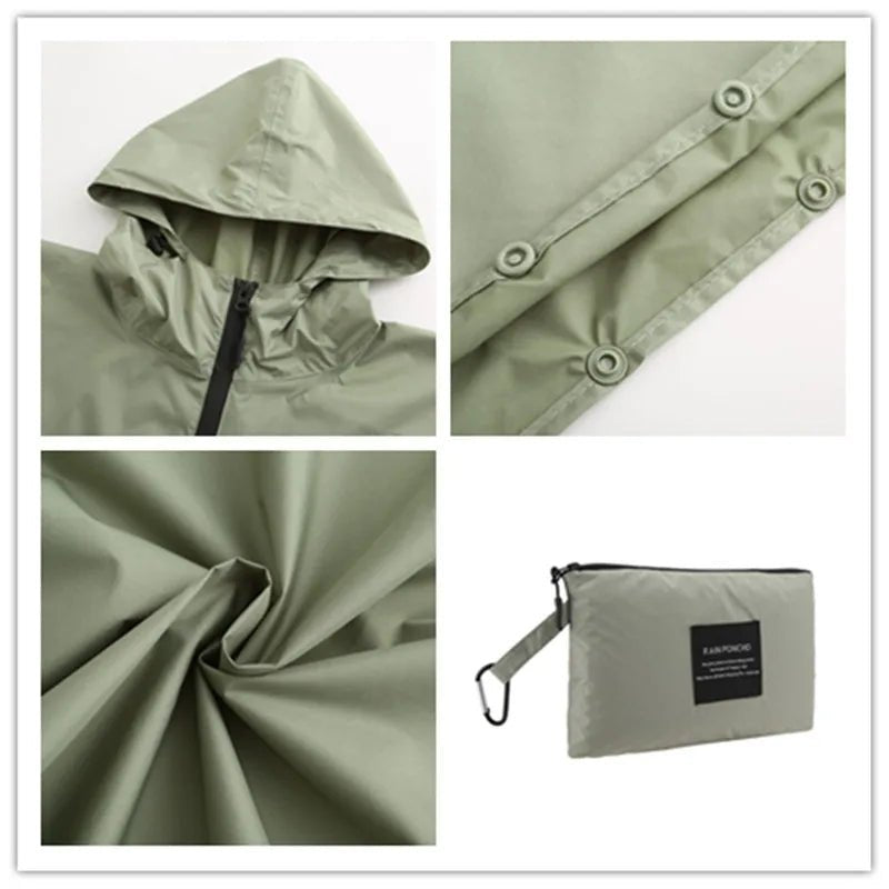 Waterdichte poncho regenjas - Tentcover - Voor wandelen en fietsen - Bivakshop