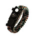 Waterdichte Survival Polsband – Paracord met LED, Kompas & Multifunctionele Tool - Bivakshop