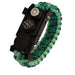Waterdichte Survival Polsband – Paracord met LED, Kompas & Multifunctionele Tool - Bivakshop