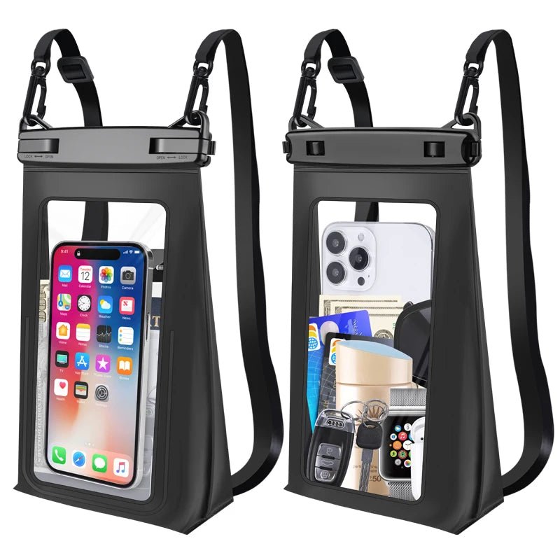 Waterdichte telefoonhoes - Met aanpasbare halsband - Voor strand en zwemmen - Bivakshop