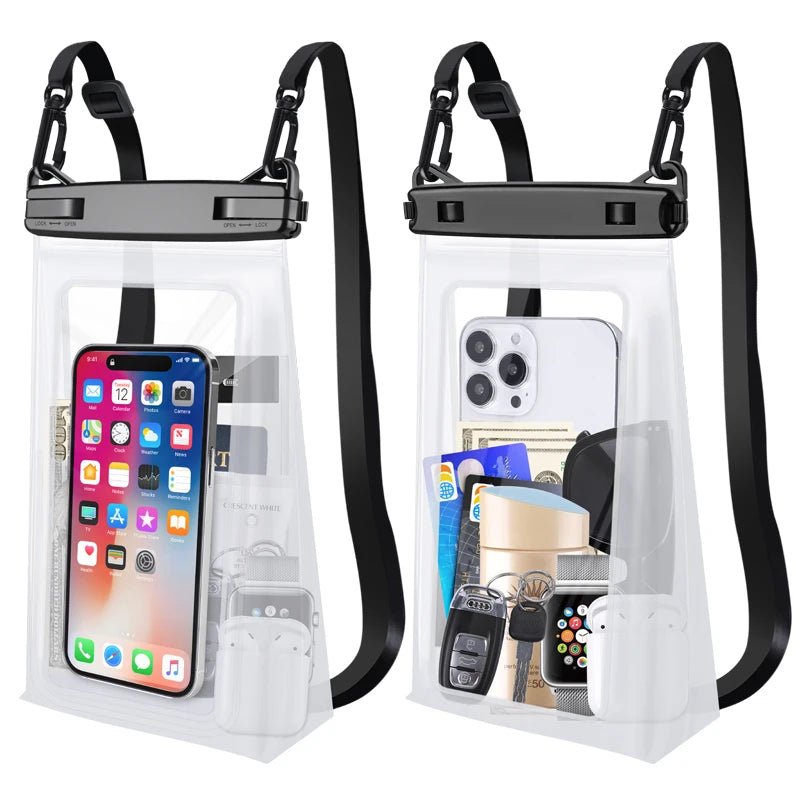 Waterdichte telefoonhoes - Met aanpasbare halsband - Voor strand en zwemmen - Bivakshop