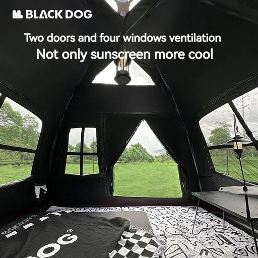 Waterdichte tent - ultralichte draagbare piramide ontwerp voor 4 - 5 personen familie camping - Bivakshop