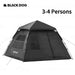 Waterdichte tent - ultralichte draagbare piramide ontwerp voor 4 - 5 personen familie camping - Bivakshop