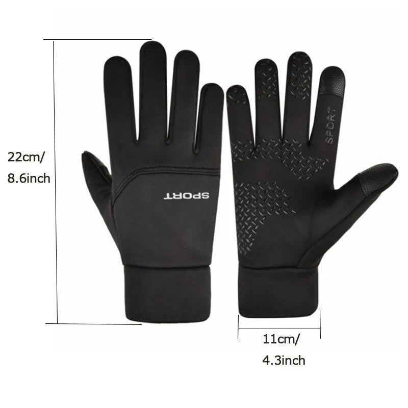 Waterdichte touchscreen handschoenen voor outdoor vissen - ademende antislip sport handschoenen voor heren en dames - Bivakshop